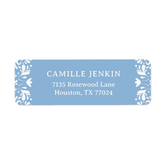 Blue Cielito Lindo-Adresse (Vorne)