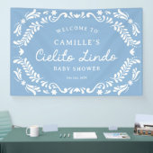 Blue Cielito Lindo Baby Dusche Willkommen Banner (Messe)