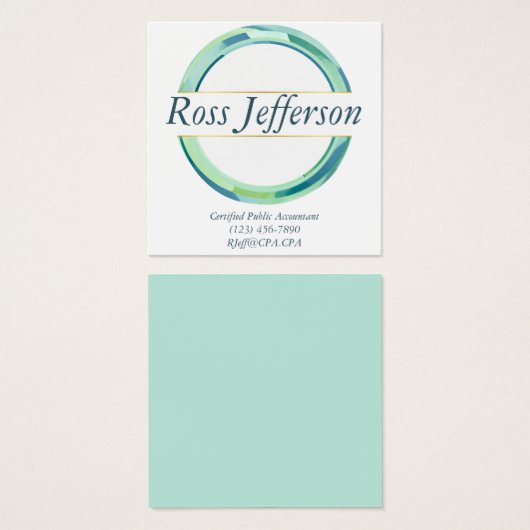 Blue Circle Logo (Vorne & Hinten)