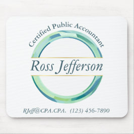 Blue Circle Logo Mousepad