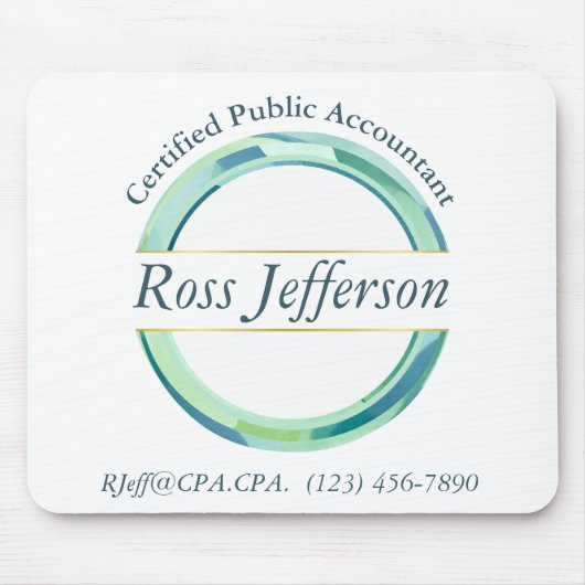 Blue Circle Logo Mousepad (Vorne)