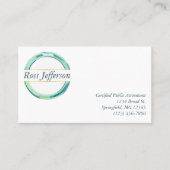 Blue Circle Logo Visitenkarte (Vorderseite)