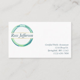 Blue Circle Logo Visitenkarte