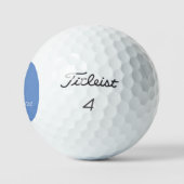 Blue Circle Personalisiert Golf Ball (3) HAMbWG (Logo)