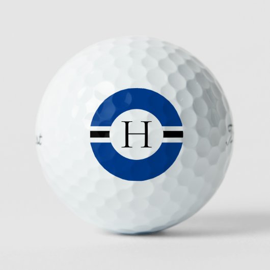 Blue Circle Personalisiert Golf Ball (3) HAMbWG (Vorderseite)