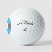 Blue Circle Personalisiert Golf Ball (3) HAMbWG (Logo)