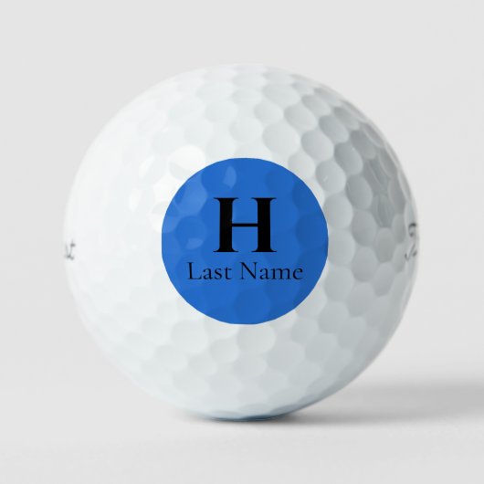 Blue Circle Personalisiert Golf Ball (3) HAMbWG (Vorderseite)