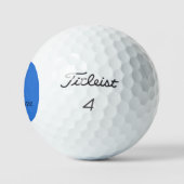 Blue Circle Personalisiert Golf Ball (3) HAMbWG (Logo)