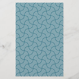 Blue Circle Soap Wrap Paper Sheet