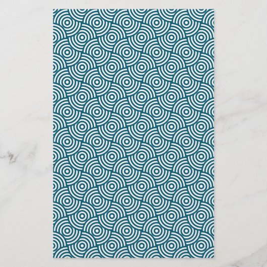 Blue Circle Soap Wrap Paper Sheet (Vorderseite)