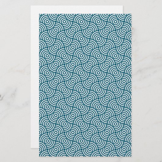 Blue Circle Soap Wrap Paper Sheet (Vorne/Hinten)