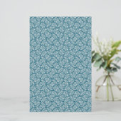 Blue Circle Soap Wrap Paper Sheet (Stehend Vorderseite)