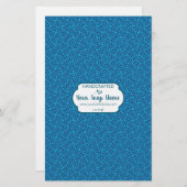 Blue Circle Soap Wrap Paper Sheet (Vorne/Hinten)