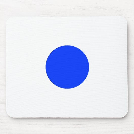 Blue Circle Square CircleTrans-3 The MUSEUM Zazzle Mousepad (Vorne)