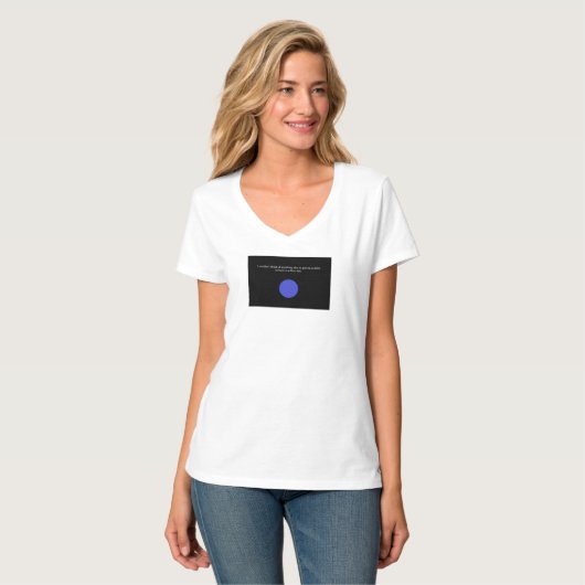 Blue Circle T-Shirt (Vorderseite Vollansicht)