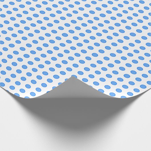 Blue Circles Geschenkpapier (Ecke)