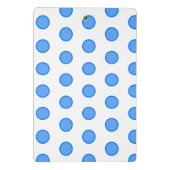 Blue Circles Mini Klemmbrett (Rückseite)