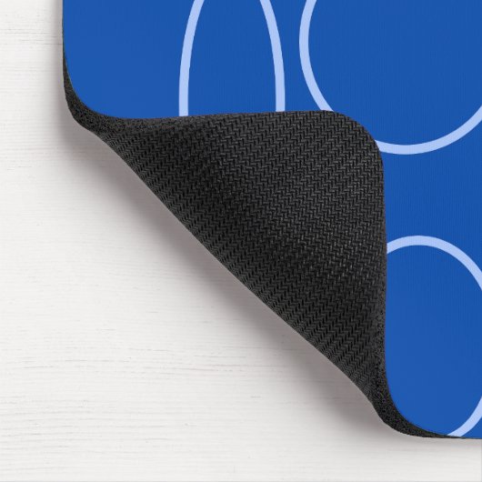 Blue Circles Mousepad (Ecke)