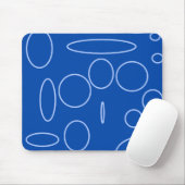 Blue Circles Mousepad (Mit Mouse)