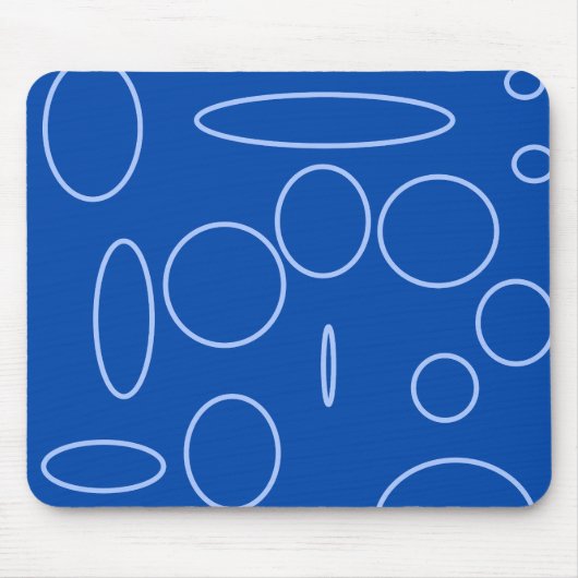 Blue Circles Mousepad (Vorne)