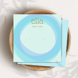 Blue Circles Stuhlvorteil Display Card Square