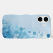 Blue Circles & Trees Case-Mate iPhone Case (Rückseite (Horizontal))