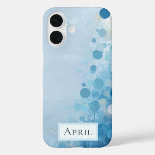 Blue Circles & Trees Case-Mate iPhone-Hülle iPhone 16 Hülle