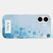 Blue Circles & Trees Case-Mate iPhone-Hülle iPhone Hülle (Rückseite (Horizontal))