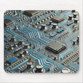 Blue Circuit Board Mousepad (Vorne)