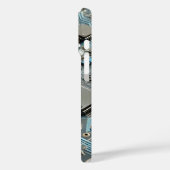 Blue Circuit Board Phone Case (Rückseite / Links)