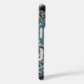 Blue Circuit Board Phone Case (Rückseite / Rechts)