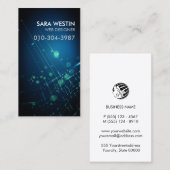 Blue Circuit-Technologie für den Web-Designer Visitenkarte (Vorne/Hinten)