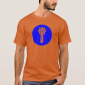 Blue Circular API Key Icon T-Shirt (Vorderseite)