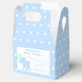 Blue Circus Niedlich Elefant Danke, dass Sie gekom Geschenkschachtel (Geöffnet)