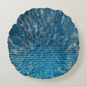 Blue City...... Rundes Kissen