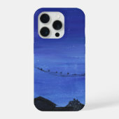 Blue Cityscape Phone Case iPhone Hülle (Rückseite)