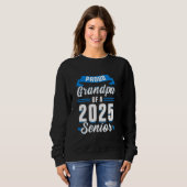 Blue Class of 2025 Senior Abschluss Funny Senior Sweatshirt (Vorne ganz)