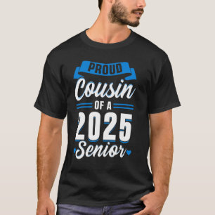 Blue Class of 2025 Senior Abschluss Funny Senior T-Shirt