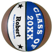 Blue Class of Abschluss Basketball (Vertikal)