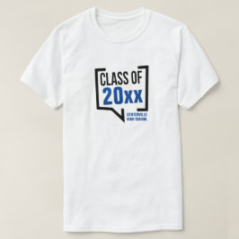 Blue Class Year Speech Bubble T-Shirt