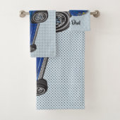 Blue Classic Corvette Design Badetuch Set (Insitu)