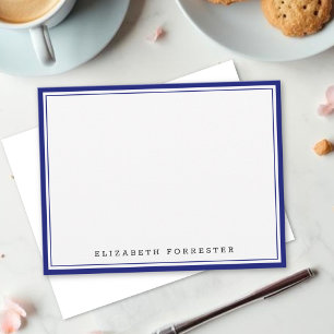 Blue Classic Doppelgrenzkorrespondenz Mitteilungskarte