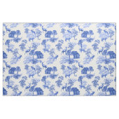 Blue Classic French Country Toile Deer Pattern Stoff (Yard (91,4 cm))