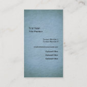 Blue Cleaner Cleaner Service Business Card Visitenkarte (Rückseite)