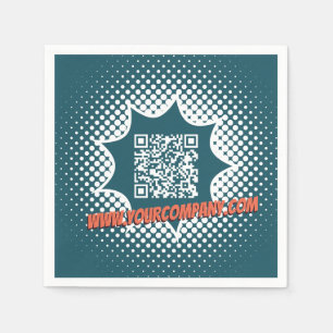 Blue Clearing Service Custom WWW Serviette