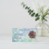 Blue Clearing Services Business Cards Visitenkarte (Stehend Vorderseite)