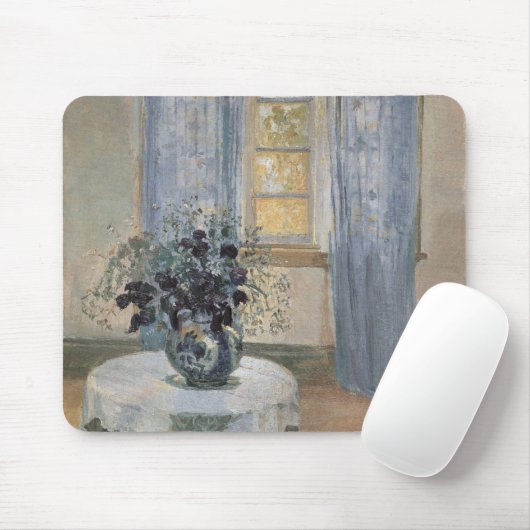 Blue Clematis in the Artist's Studio, Anna Ancher Mousepad (Mit Mouse)