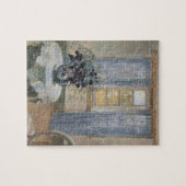 Blue Clematis in the Artist's Studio, Anna Ancher Puzzle (Horizontal)
