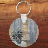 Blue Clematis in the Artist's Studio, Anna Ancher Schlüsselanhänger (Vorderseite)