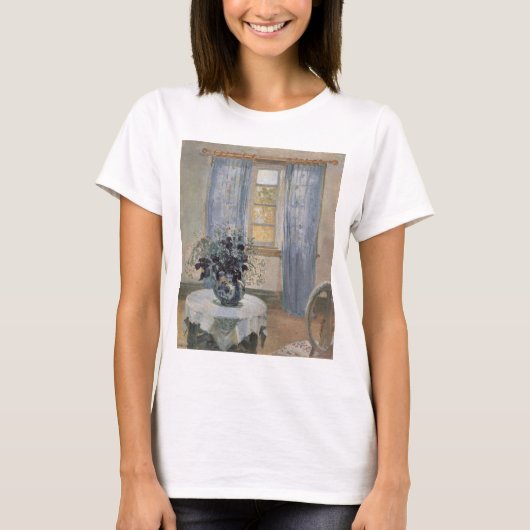 Blue Clematis in the Artist's Studio, Anna Ancher T-Shirt (Vorderseite)